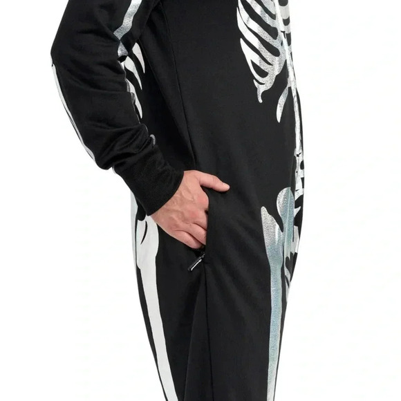 NWT Tipsy Elves Skeleton Shimmer Onesie‎ - Picture 3 of 6